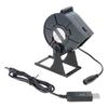 Desktop Blower Fan USB 12V Boost Cable Rotatable Design for Cooling and Fire Assistance 3800RPM 4.5W 20CFM