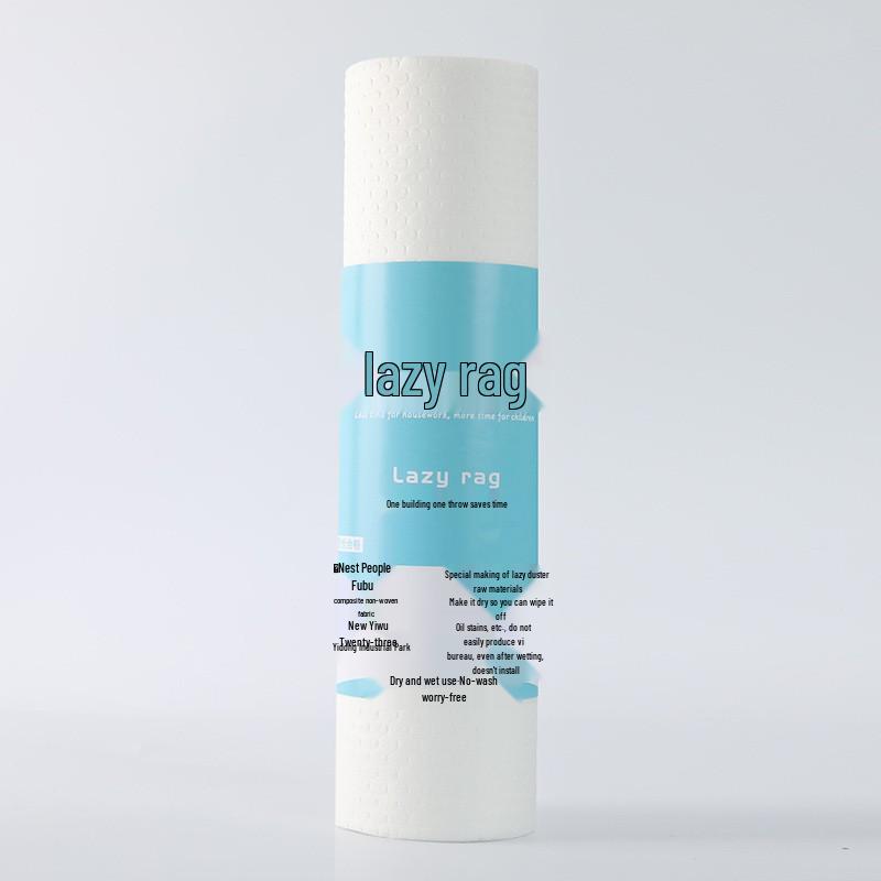 Lazy Rag Dual-Use Extra Large & Thick Kitchen Disposable Paper Towels for Household Cleaning