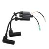 6F5 85570 12 Boat Motor Ignition Coil ABS Marine Outboard Ignition Coil for 9.9 to 40HP 2 Stroke 4 S