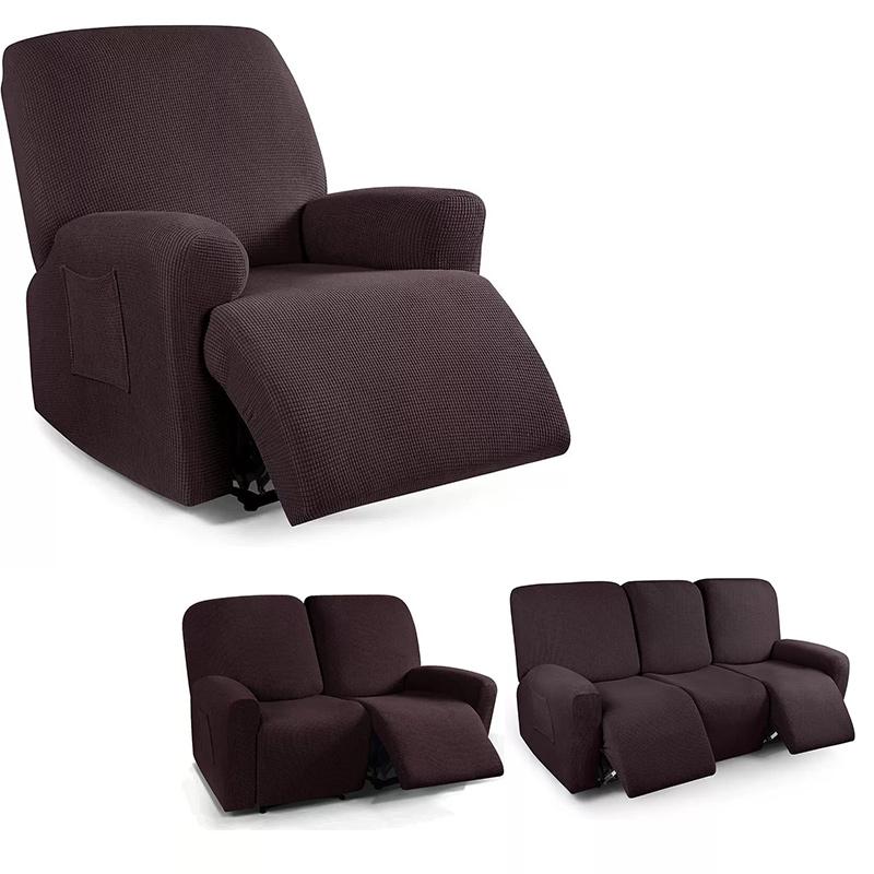 Recliner Sofa Cover for Living Room Ralax Cover Jacquard Covers Stretch Spandex Couch Slipcovers Non Slip Armchair Slipcovers