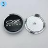 4 pezzi 75mm OZ O.Z Racing Emblema Logo Coprimozzi Centrali per Cerchi Auto Coprimozzi Ruote Copertura Centrale per Cerchi Auto Accessori Auto Styling