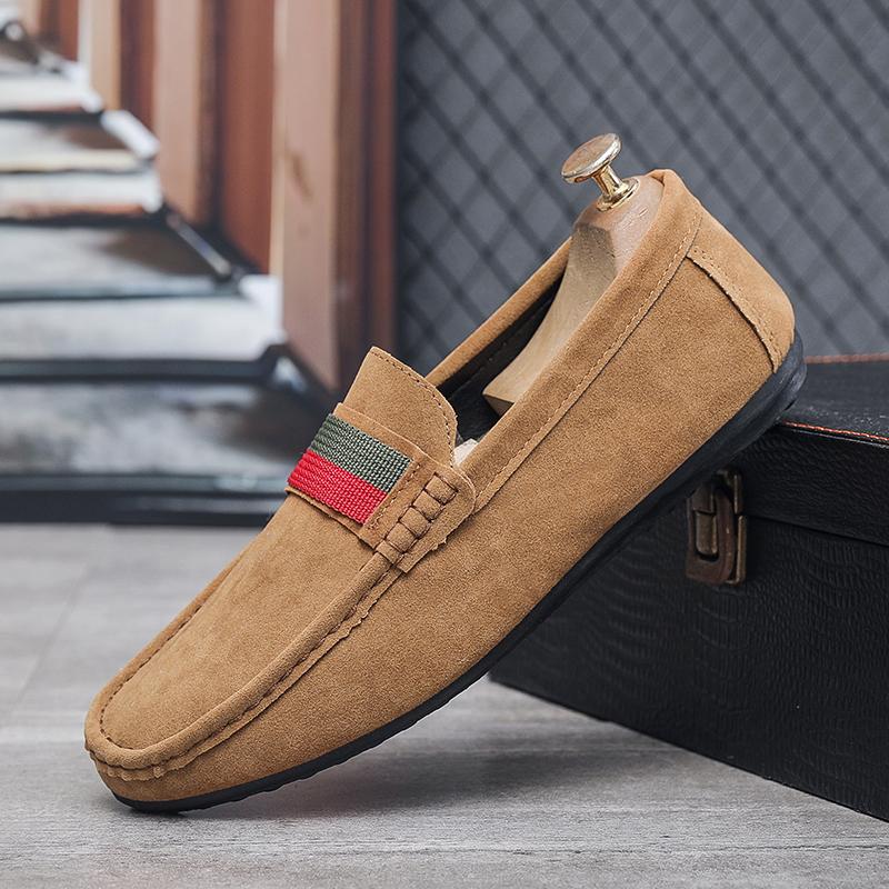 Men's Outdoor Ultra-light Casual Shoes Business Driving Shoes Toe Shoes