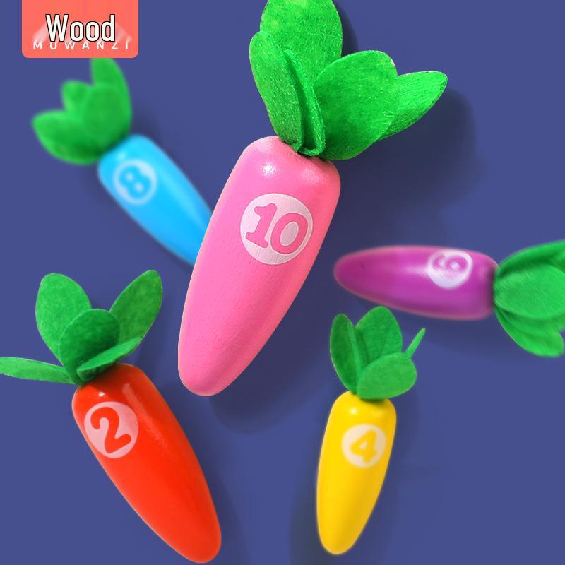 Early Education Radish Math Matching Set for Kids (Ages 3-6) - Educational Toy for Developing Thinking Skills
