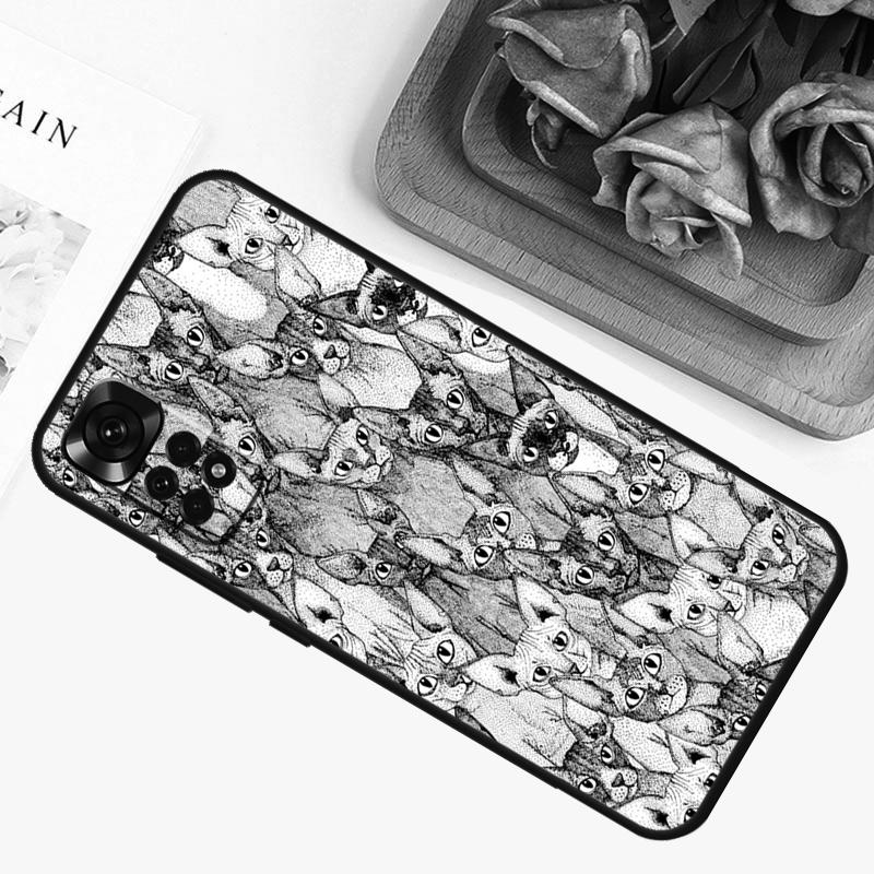 Sphynx Sphinx Cat Case For Xiaomi Redmi Note 14 Pro 13 12 11 9 10 9S 10S 11S 12S Redmi 14C 13C 10C 12C Cover