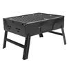 Tragbarer Holzkohlegrill Eisen Edelstahl Klappgrill Grill BBQ Werkzeug für Outdoor Hinterhof Co