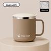 304 Stainless Steel Kids' Water Cup with Lid, Portable Double-Layer Insulated Anti-Scald Mug for Home or Office