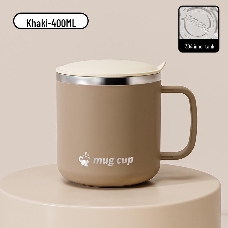Portable Summer Stainless Steel Mug - Creative Double-Walled Coffee & Water Cup Gift 304 Stainless Steel
