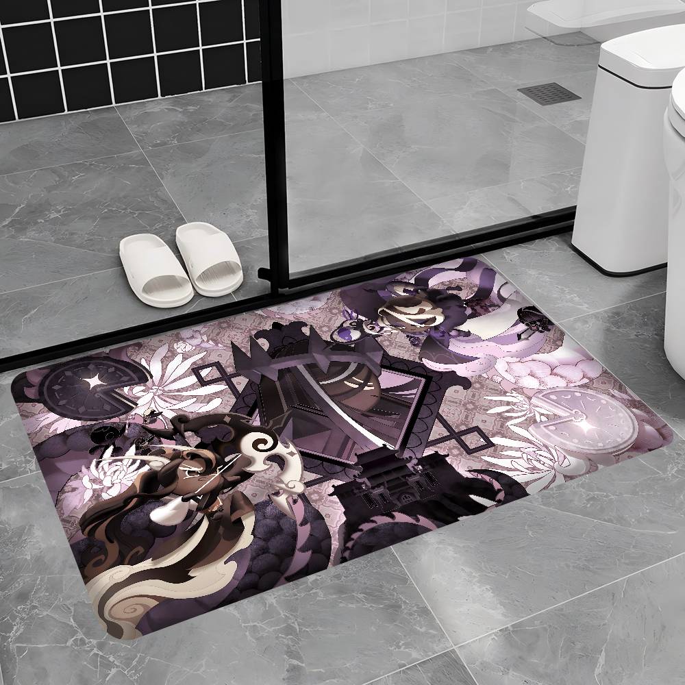 Mobile Game Cookie Run Kingdom Floor Mat INS Style Soft Bedroom Floor House Laundry Room Mat Anti-skid Household Carpets