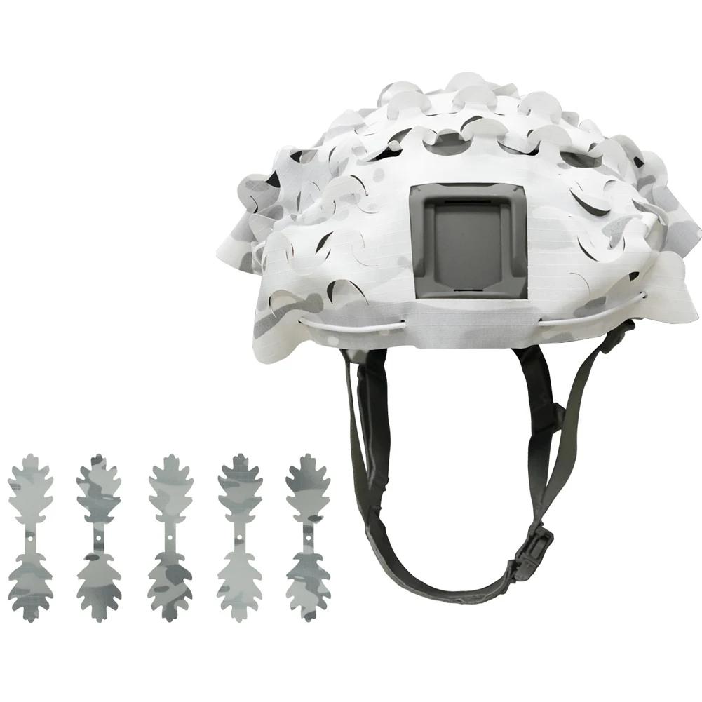Copertura per Casco 3D Leggera Tagliata al Laser Copertura Mimetica per la Maggior Parte dei Caschi Tattico Caccia Wargame