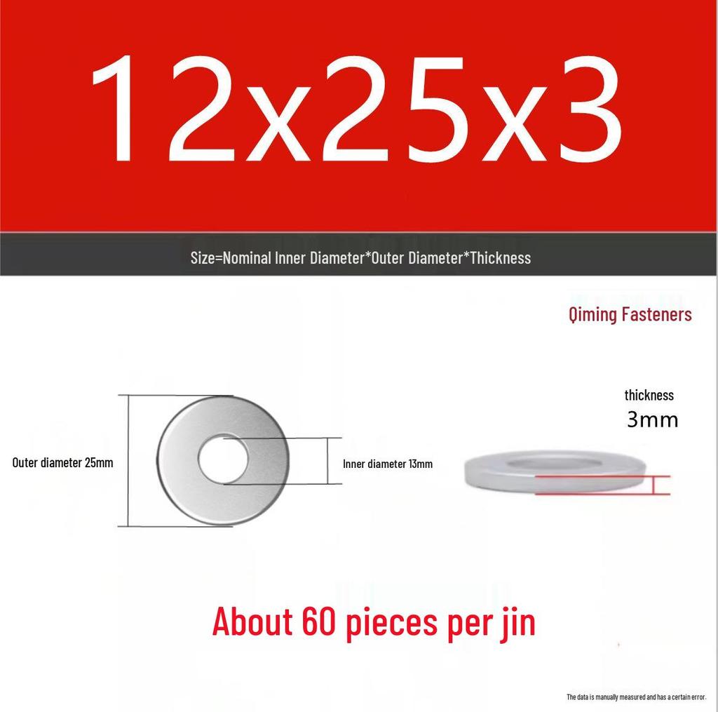 4.8 Grade Galvanized Iron Flat Washer M3-M40 Oversized Metal Screw Gasket Washer