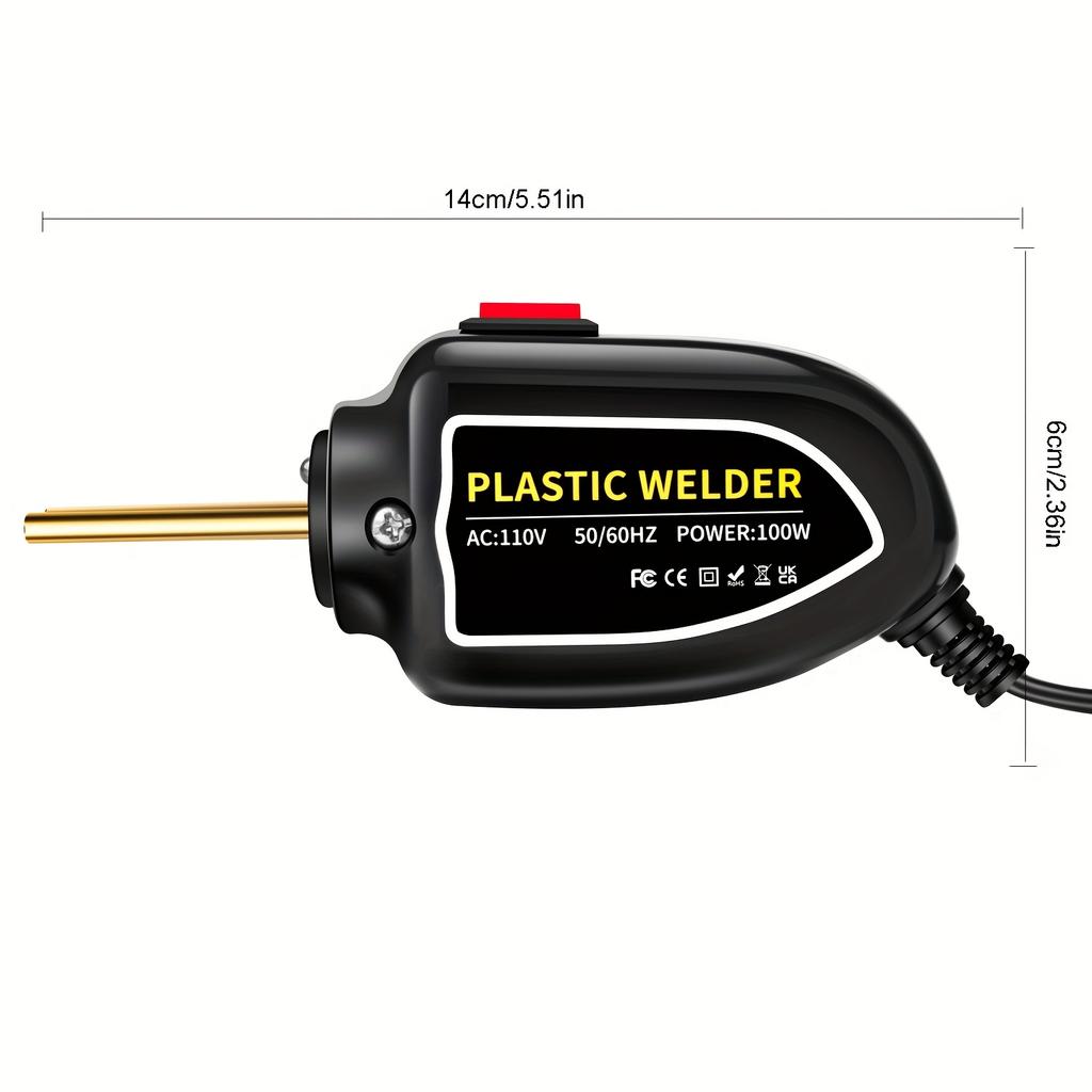 100W Plastic Welding Repair Kit ( 200pcs Staples for Free)