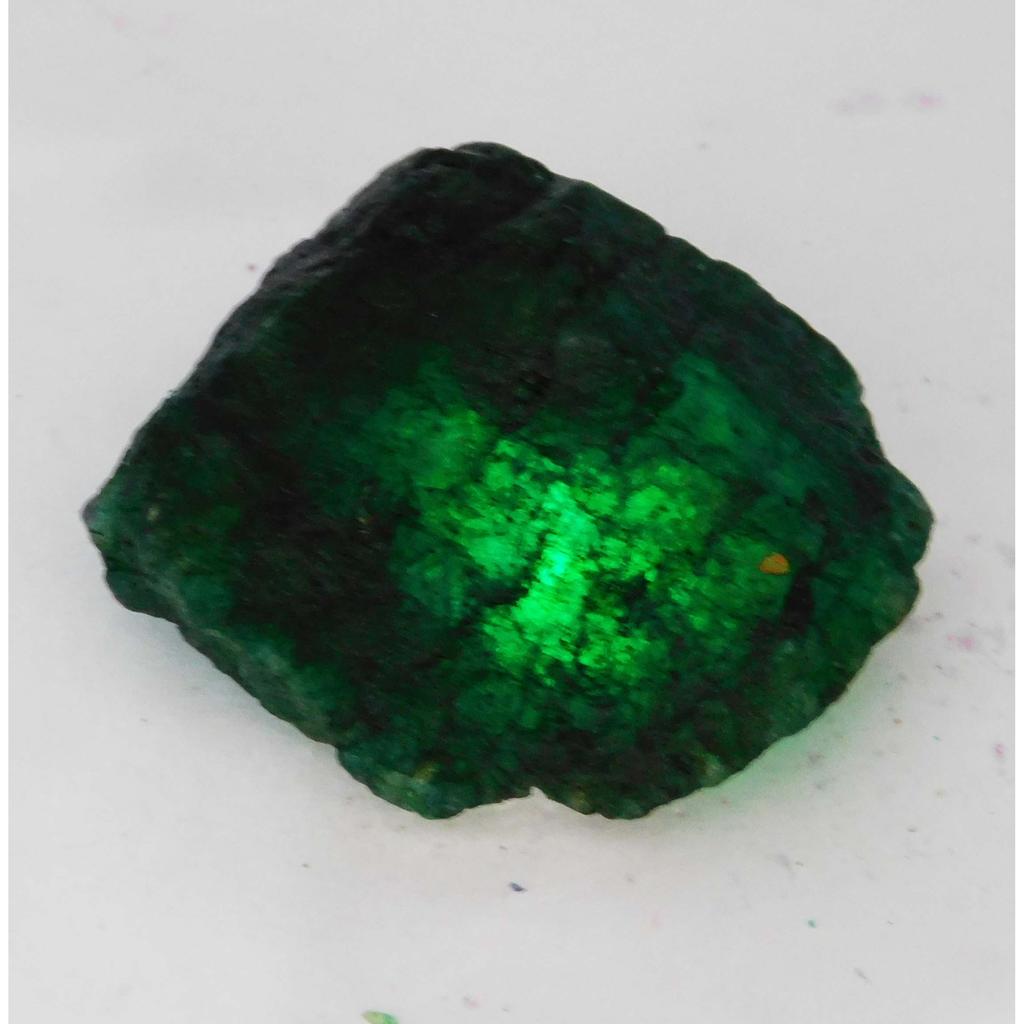 Natural Green Emerald 183ct Rough Certified Loose Gemstone
