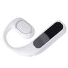 Wireless Bluetooth Earphone Digital Display Water Proof Over Ear Bud with Ear Hook for Mobile Phones White