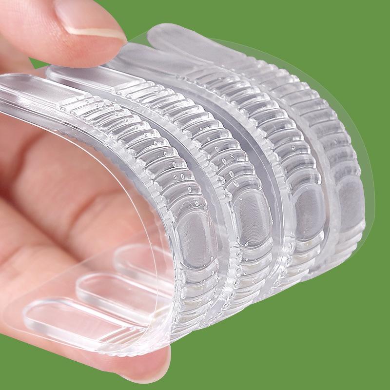Water Pattern Anti-wear Sticker GEL Transparent Thin Strip Sticker for Sandals Shoelaces Heel Protection Free Sticker