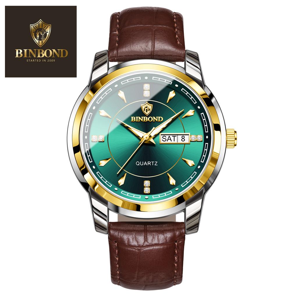 Famous Men's Watch Waterproof Casual Fashion Business Watch Men's Student Leather Quartz Watch