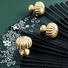 1-12pcs Antique Gold Zinc alloy Knobs Round Cabinet Drawer Handles for Kitchen Bathroom Home Furniture