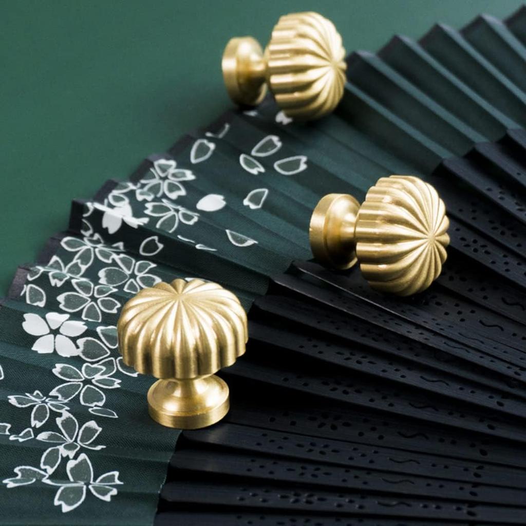 1-12pcs Antique Gold Zinc alloy Knobs Round Cabinet Drawer Handles for Kitchen Bathroom Home Furniture