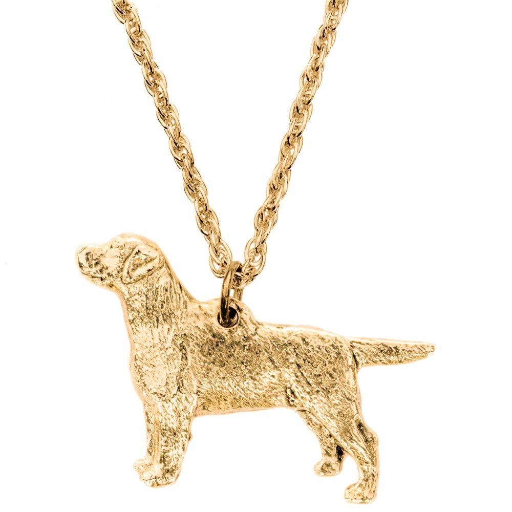 Labrador Retriever, British-made Art Dog Pendant Necklace Collection
