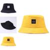 Smiley Face Patch Folding Fisherman Bucket Hat For Unisex Men And Women Outdoor Fun