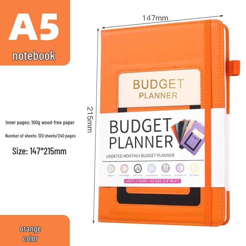 Undated Budget Book: Expense Tracker, Bill Manager & Financial Planner