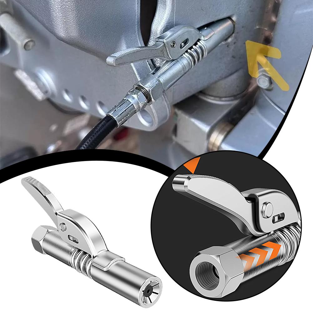 Hochdruckfettpressen-Anschluss Klemmschelle Typ Pistole Bremsöl Fettwechsel Spritzen-Düse Zubehör Schlauch Ölpumpe Auto B9s1