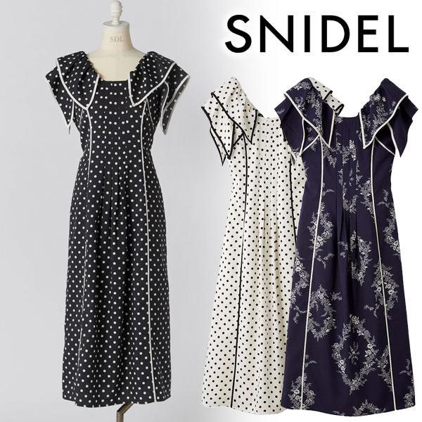 Limited time 20% OFF/Same day shipping/SNIDEL Ruffle color print dress SWFO261136 26SS 2026 Spring/Summer Cancellation and returns not possible
