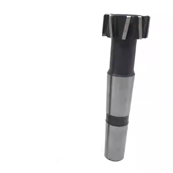 High-Speed Steel Taper Shank T-Slot Cutter, Keyway T-Type, Cobalt-Enhanced HSS 6542