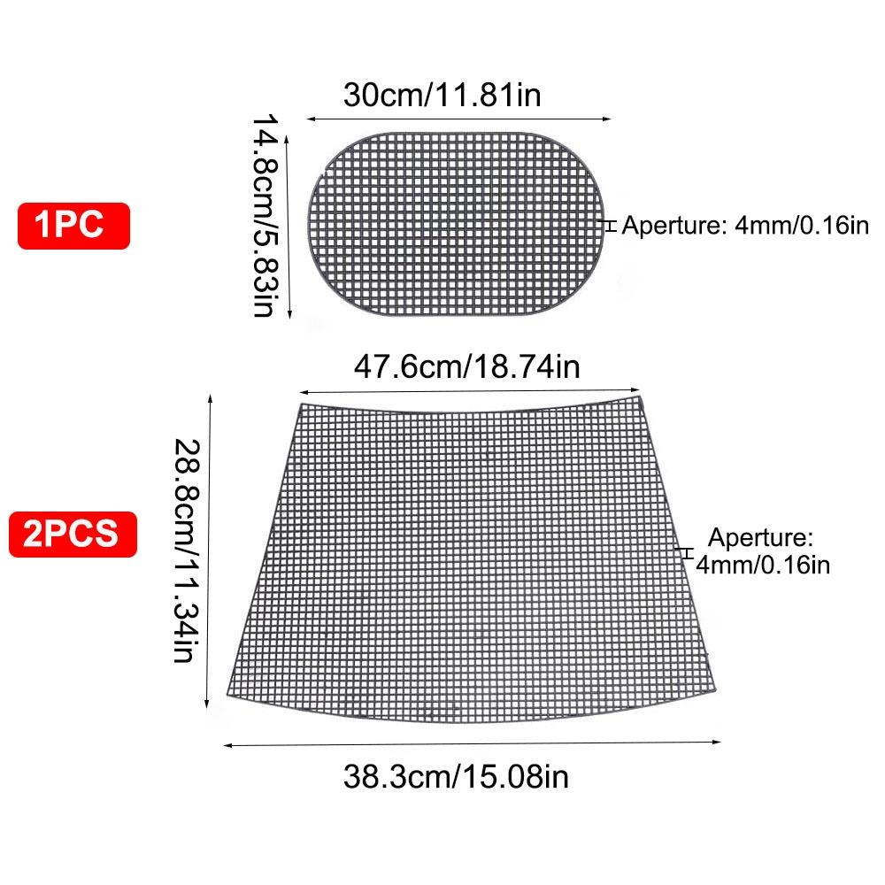 DIY Crafting Plastic Bag Mesh Grid Durable Black White Mesh Cloth Canvas Bag Sheets