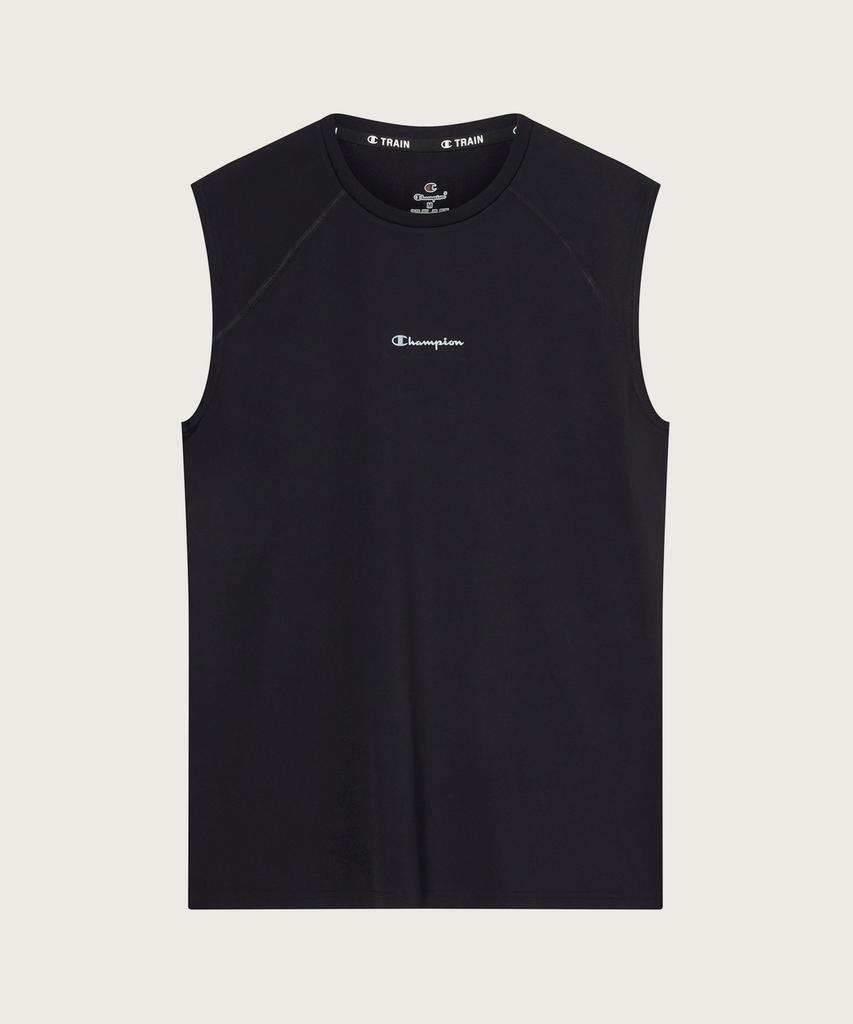 Champion Reflective Logo Athletic Sleeveless Black