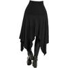 Damen Vintage Röcke Unregelmäßiger Saum Steampunk Langer Rock Gothic Cosplay Kleiderrock