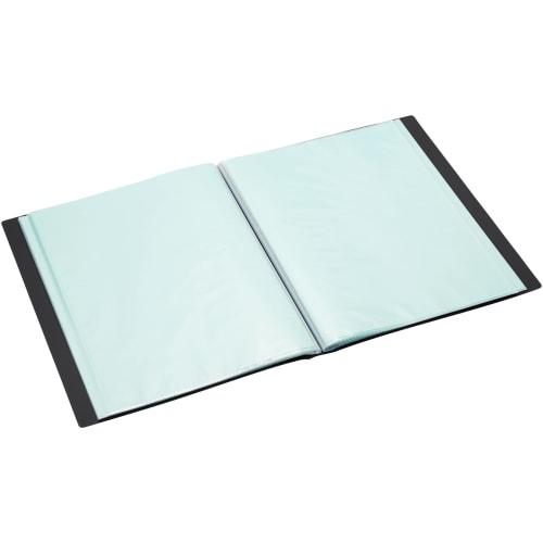 Nakabayashi Clear Book Clear File E A4 40 Pockets Black CBE-1033D