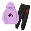 Kids Hoodie and Sweatpants Set Graphic Print with Pockets for Boys and Girls