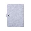 A5 A6 No Inner Pages Felt Shell Fabric Notebook Loose Leaf Notebook Inner Page Ring Binder Stationery Gift Student Supplies