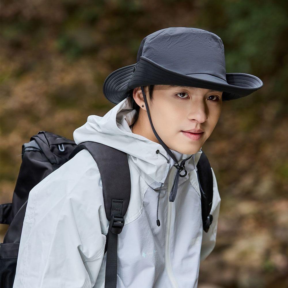 Fashion Quick-Drying Bucket Hat Breathable Anti-Uv Camping Hiking Caps Sun Protection Mountaineering Caps Summer
