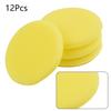 Vehicle Sponge Waxing Yellow 12PCS Applicator Auto Care
