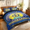 Custom Dynamo Kyiv Bedding Quilt Set Quilt Cover Pillowcase Home Decoration Birthday Gift (1 * Duvet Cover + 2 * Pillowcase, Without Core)