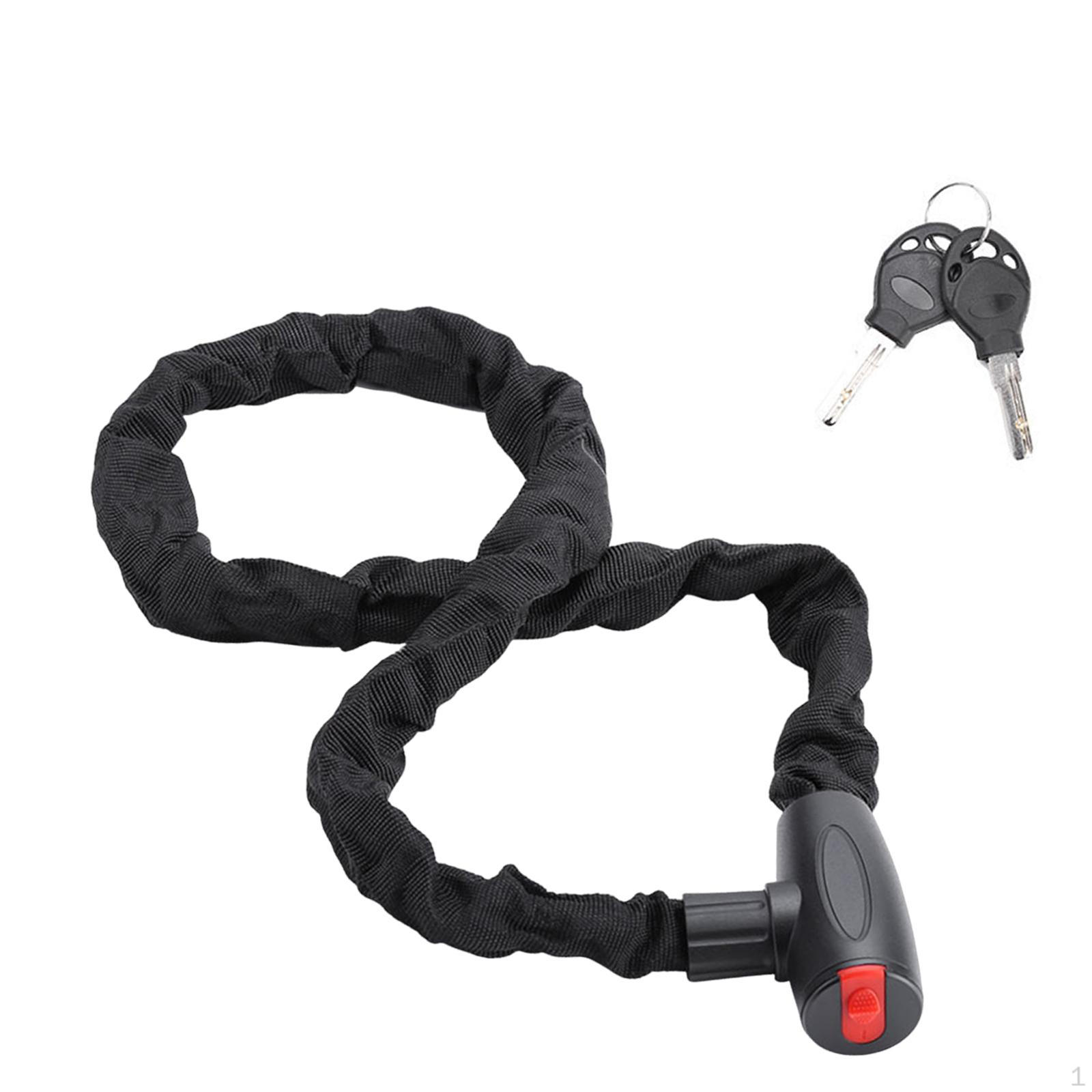 

Lock Anti Thefts Accessories Portable Black Simple Installation Fittings Replacement High Length 90 cm