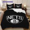 Brooklyn Nets Basketball Legacy Bedding(1 * duvet cover + 2 * pillowcase, without core)Soft and comfortable Bedding set Christmas birthday gift