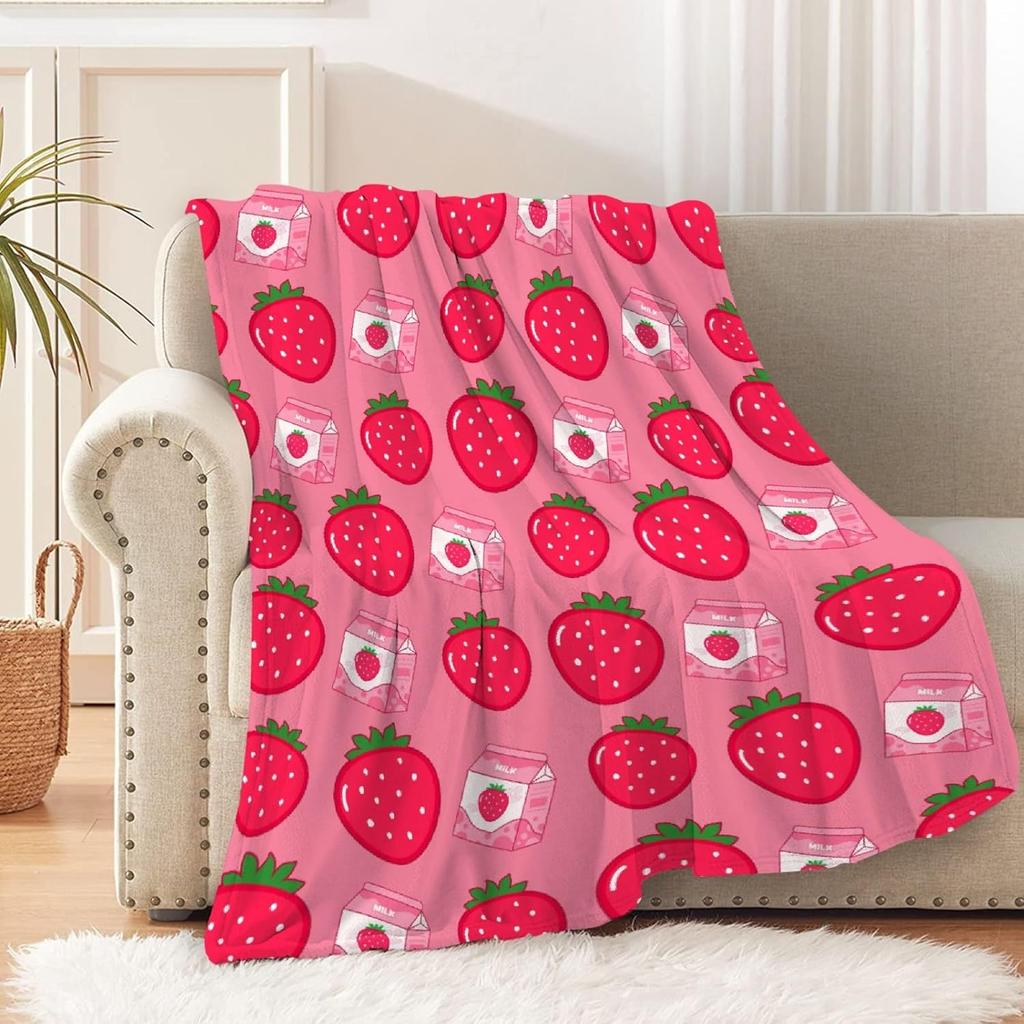 Mac and Cheese Blanket,Cute Mac n Cheese Throw Blanket,Cheese Pasta Flannel Blanket Gift for Toddler Infant Newborn,Fuzzy Warm