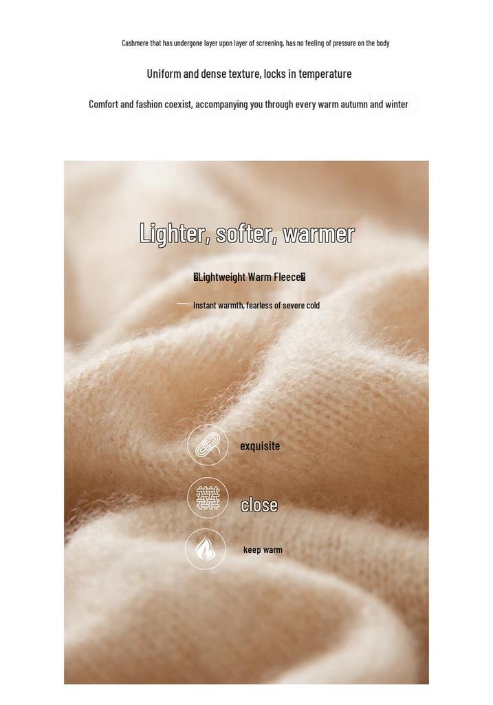 Women's Cross V-Neck Cashmere Sweater - 2026 Autumn/Winter French Robe Style Knit Outerwear