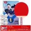 Double Happiness Professional Table Tennis Racket - 1-9 Star, Horizontal/Vertical Grip