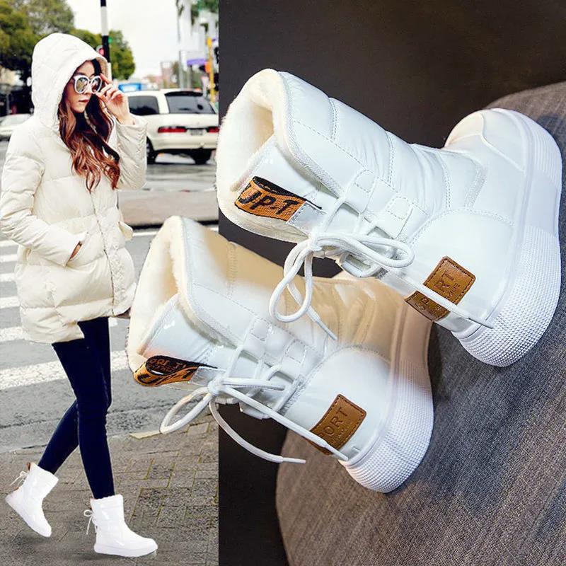 Botas de nieve para mujer Winter Plus Velvet Thicken Water Proof Martin  Cotton Boots comprar a buen precio — entrega gratuita, reseñas reales con  fotos — Joom