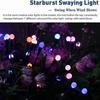 Solar Outdoor Light LED Firefly Lamp Garden Decoration Waterproof Garden Home Lawn Fireworks Light Floor New Year Christmas