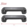 1Pair Interior Armrest Door Pull Handle Gray For Nissan Hardbody D21 D22 1986-1997 / Datsun 720 Inner Door Grab Pull 80940-15G00