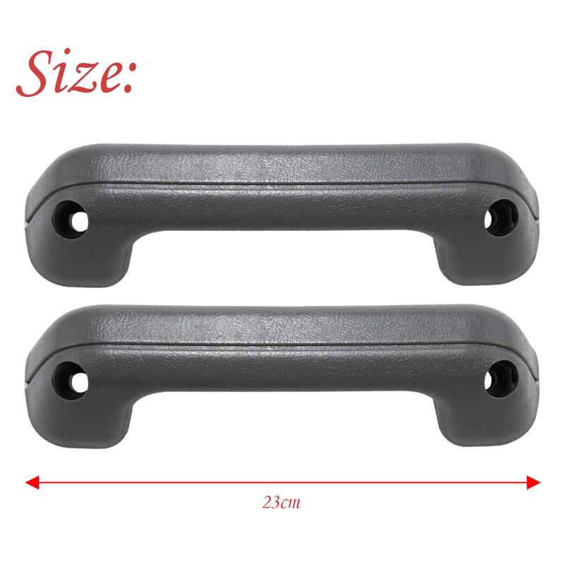 1Pair Interior Armrest Door Pull Handle Gray For Nissan Hardbody D21 D22 1986-1997 / Datsun 720 Inner Door Grab Pull 80940-15G00