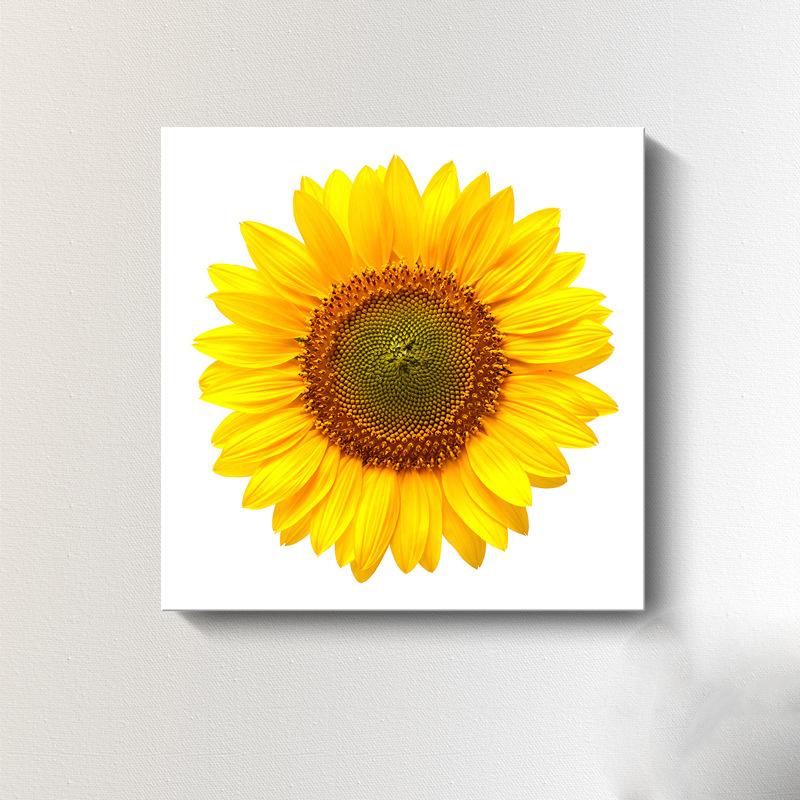 Moderne Sonnenblumen-Leinwandmalerei, nordische Landschaft, HD-Bilder, Blumenplakate und -drucke, Wandkunst, Bilder, Wanddekoration, kein Rahmen
