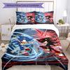 Conjunto de Roupa de Cama Sonic com 3 Peças Capa de Edredom com Fecho Inclui 1 Capa de Edredom e 2 Fronhas, Macio e Confortável para Todas as Estações.
