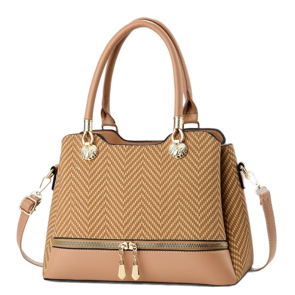 Classic Tote Bag For Women With Pu Material And Metal Accents For Daily Use