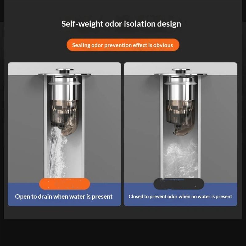 1Pcs Anti-Leak Water Stopper Anti-Odor Replacement Core Press Spring‑Loaded Basin Drain Stopper For Bathroom Sink Washbasin