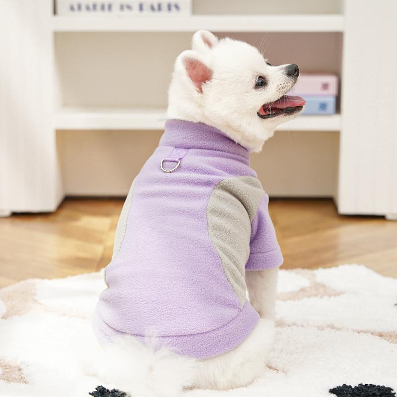 Fleece Lined Thermal Pet Clothing for Dogs and Cats Small Breeds Corgi Autumn Winter Cold Weather Warm Comfortable Active Wear